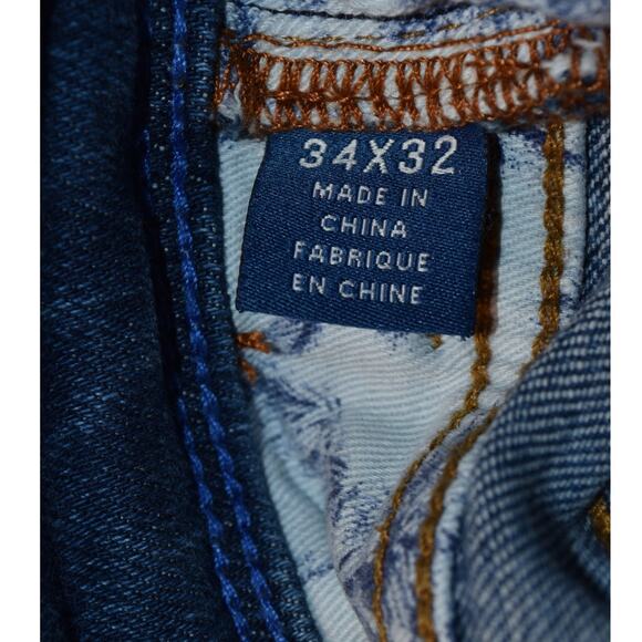 Tommy Bahama Men's 34x32 Distressed Denim Jeans Medium Wash - Picture 5 of 9